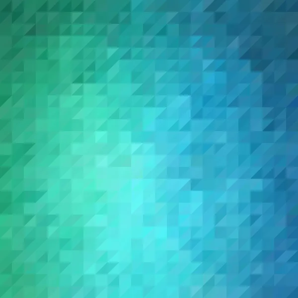緑と青の三角形の背景 — ストックベクタ