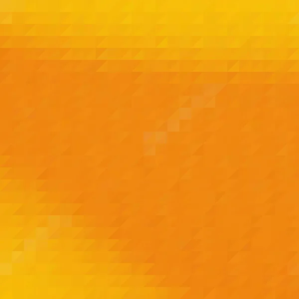 オレンジの抽象ベクトル三角形の背景 — ストックベクタ