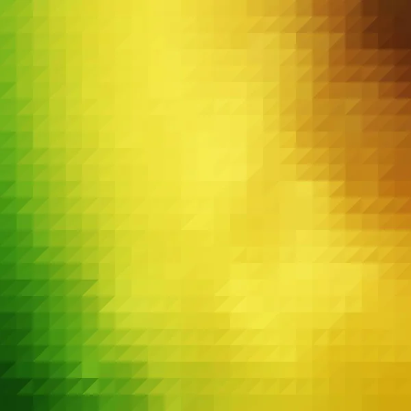 Bunten Geometrischen Hintergrund Grün Gelb Goldfarben Dreieckiges Design Layout Zur — Stockvektor