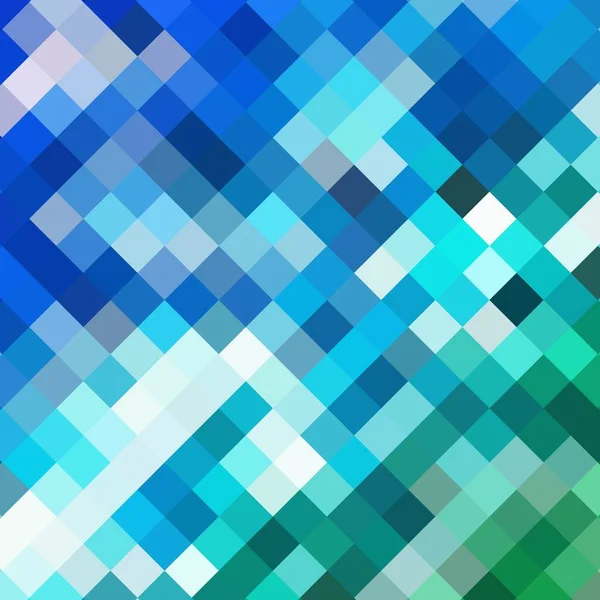 Blauer Quadratischer Hintergrund Präsentationsvorlage Polygonaler Stil — Stockvektor