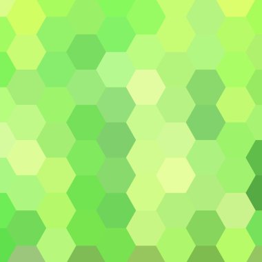 Açık yeşil soyut vektör üçgeni arkaplanı