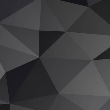 Soyut siyah üçgen arkaplan. çokgen biçimi