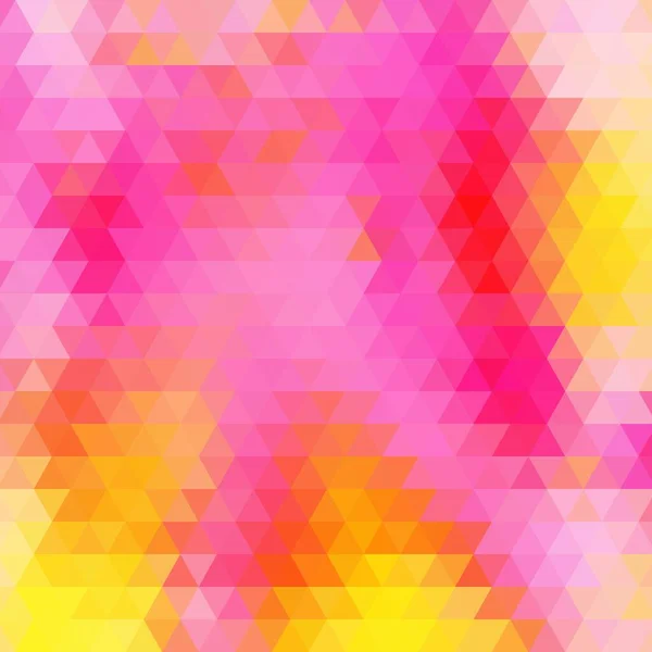 Triangoli Colorati Triangoli Rosa Giallo — Vettoriale Stock