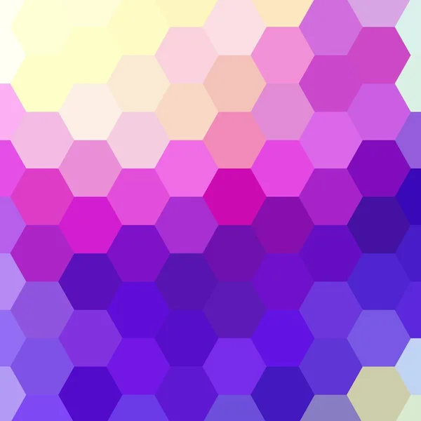 Fundo Hexagonal Colorido Padrão Abstrato Moderno Estilo Poligonal — Vetor de Stock