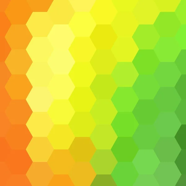 Fundo Hexagonal Colorido Estilo Poligonal — Vetor de Stock
