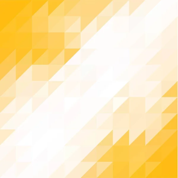 Gul Triangulär Bakgrund Abstrakt Illustration Vektorgrafik — Stock vektor