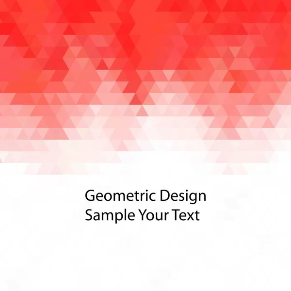 Fond Géométrique Abstrait Triangles Vectoriels Colorés — Image vectorielle