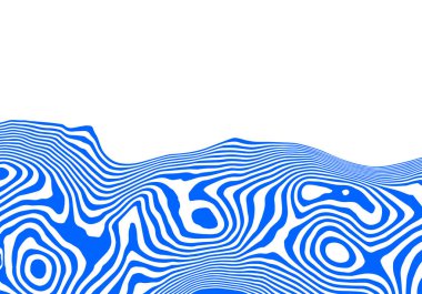 Metin için alanı olan geleceksel optik illüzyon, reklamcılık için ideal canlı bir arkaplan.