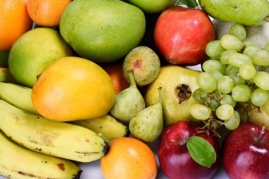 taze çeşitli meyve