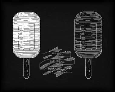 Dondurma eskimo pasta, lezzetli dondurulmuş sopa konfeksiyon dondurma zekâ