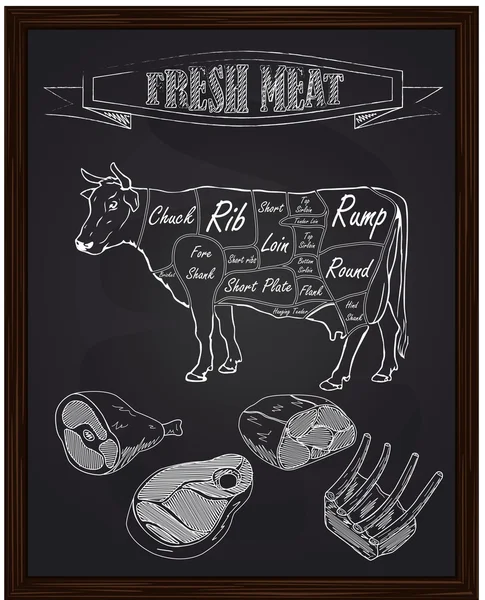 sığır eti düzeni ve et parçaları