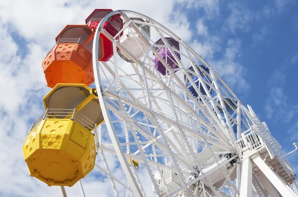 Ferris wheel en Barcelona, Tibidabo. — Stock Photo, Image