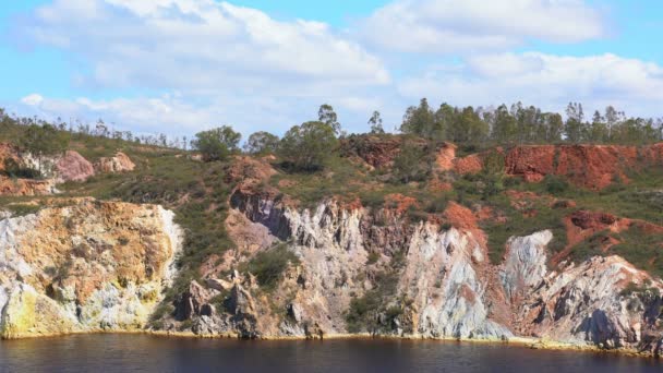 Sao Domingos Madeni Alentejo Portekiz — Stok video