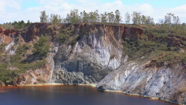 Sao Domingos Mine Alentejo Πορτογαλία — Αρχείο Βίντεο