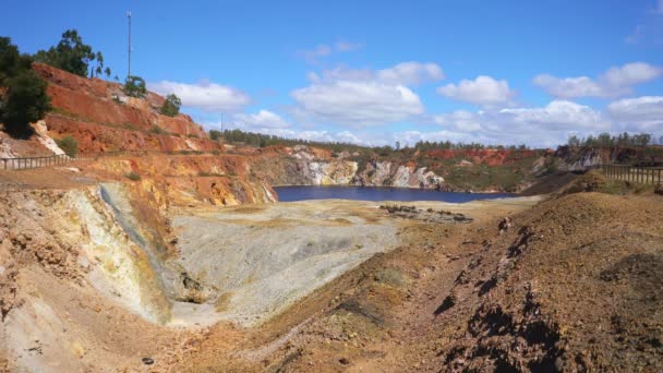 Sao Domingos Mine Alentejo Πορτογαλία — Αρχείο Βίντεο