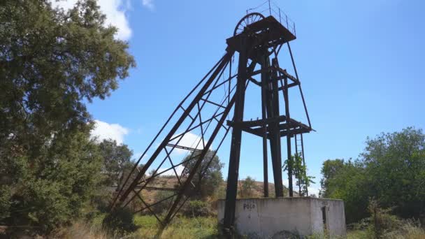 Sao Domingos Mine Alentejo Πορτογαλία — Αρχείο Βίντεο
