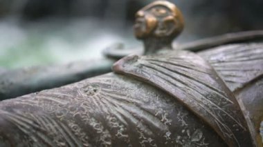 CERET, FRANCE - 19th AUGust, 2019: Pablo Picasso Çeşmesi Ceret, Fransa, Avrupa.