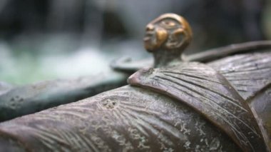 CERET, FRANCE - 19th AUGust, 2019: Pablo Picasso Çeşmesi Ceret, Fransa, Avrupa.