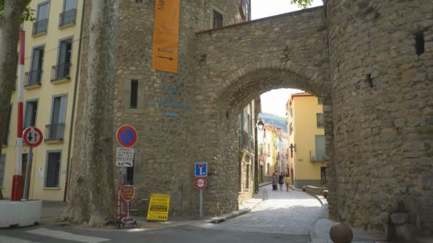 Ceret France 19Th August Street Ceret France Europe — Stock Video