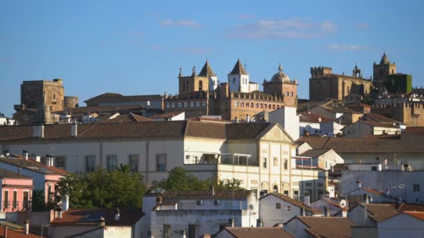 Veduta Generale Del Caceres Spagna Europa — Video Stock