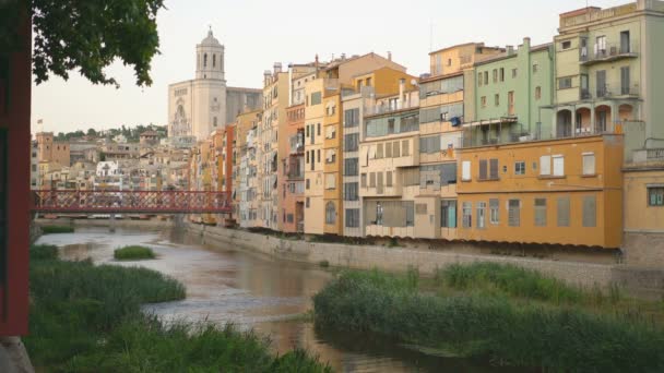 Girona Costa Brava Spanien Europa — Stockvideo