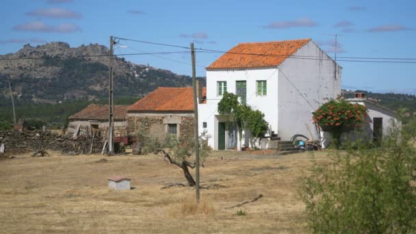 Vidéki Ház Castelo Branco Közelében Portugália Európa — Stock videók