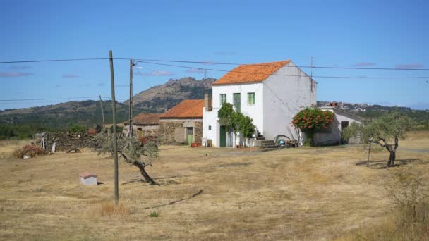 Vidéki Ház Castelo Branco Közelében Portugália Európa — Stock videók