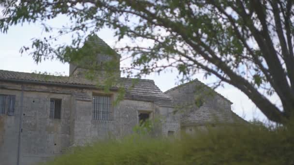 Saint Remy Provence 1St Setembro 2019 Exterior Mosteiro Saint Paul — Vídeo de Stock