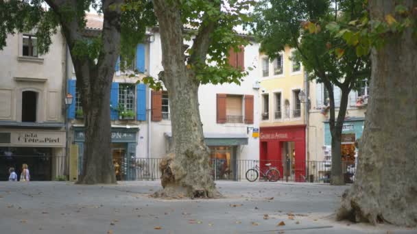 Saint Remy Provence Francia Septiembre 2019 Vista General Plaza Principal — Vídeos de Stock