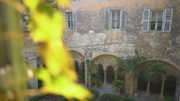 Saint Remy Provence Septiembre 2019 Exterior Del Monasterio Saint Paul — Vídeos de Stock