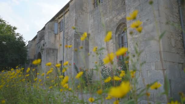 Saint Remy Provence Septiembre 2019 Exterior Del Monasterio Saint Paul — Vídeo de stock