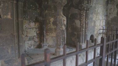 ALBI, FRANCE - 25 AĞUSTOS 2019: Cloitre Saint-Salvy, Albi, Fransa, Avrupa.