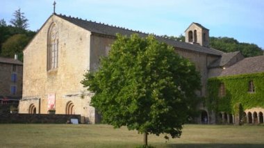 Abbaye de Sylvanes 'in dışı, Fransa, Avrupa.