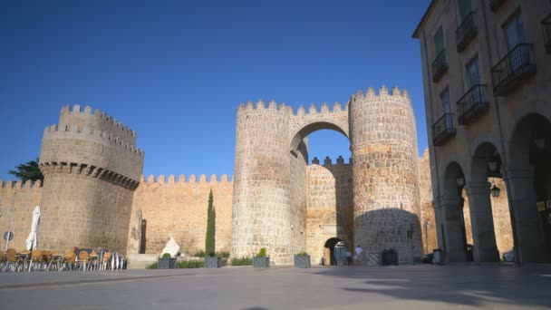 Avignon Francia Julio 2017 Exterior Del Palais Des Papes Aviñón — Vídeos de Stock