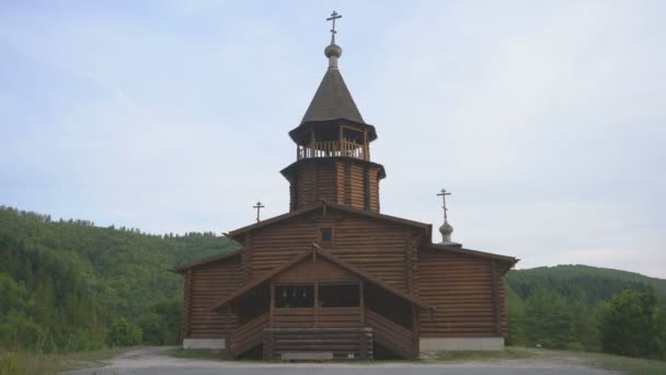 Iglesia Ortodoxa Sylvanes Francia Europa — Vídeos de Stock