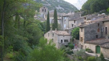 Saint-Guilhem-le-Dsert Manastırı, Languedoc-Roussillon, Fransa, Avrupa