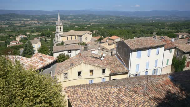 Goult Francie Září 2019 Vesnice Goult Provence Francie Evropa — Stock video