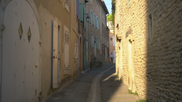 Goult France Septembre 2019 Rue Village Goult Provence France Europe — Video