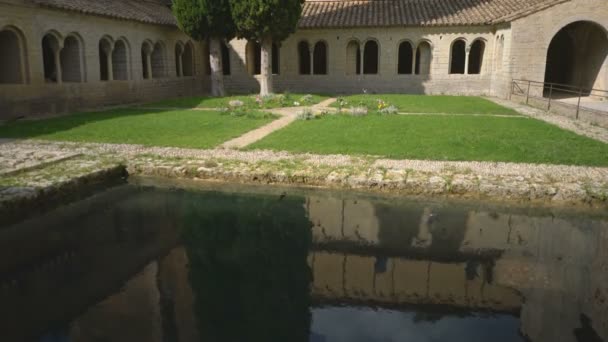 Lourmarin Francie Září 2019 Exteriér Zámku Lourmarin Provence Francie Evropa — Stock video