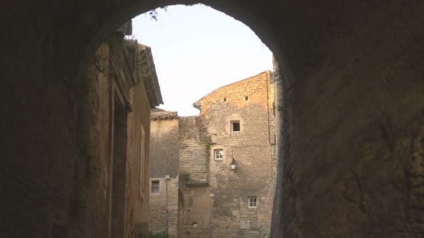 Vista Del Lourmarin Provenza Francia Europa — Vídeo de stock