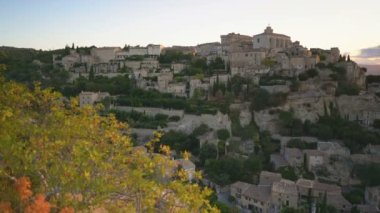 Bonnieux, Provence, Fransa ve Avrupa 'nın genel manzarası