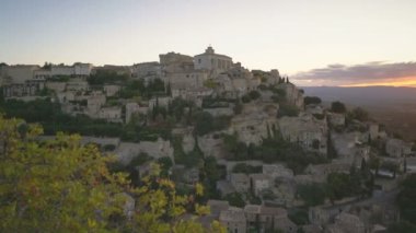 Bonnieux, Provence, Fransa ve Avrupa 'nın genel manzarası