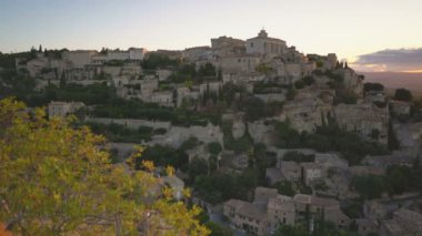 Bonnieux, Provence, Fransa ve Avrupa 'nın genel manzarası