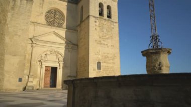 Drome, Fransa, Avrupa 'daki Grignan Kalesi.