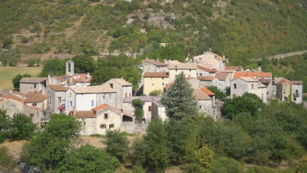 Vista General Lourmarin Provenza Francia Europa — Vídeos de Stock