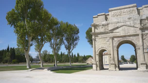 Veduta Generale Dell Arco Trionfale Orange Orange Francia Europa — Video Stock