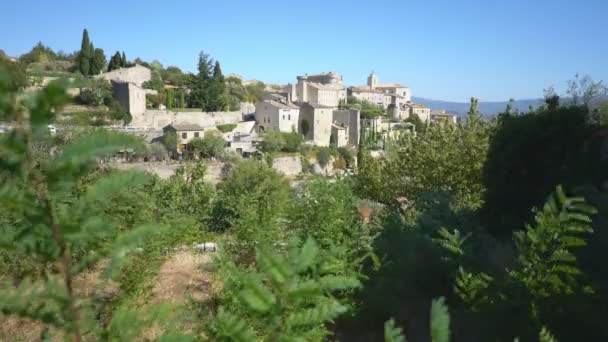 Gordes Légi Kilátása Provence Franciaország Európa — Stock videók