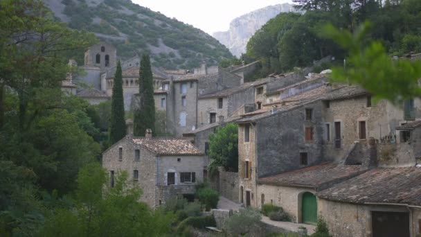 Monastère Saint Guilhem Dsert Languedoc Roussillon France Europe — Video