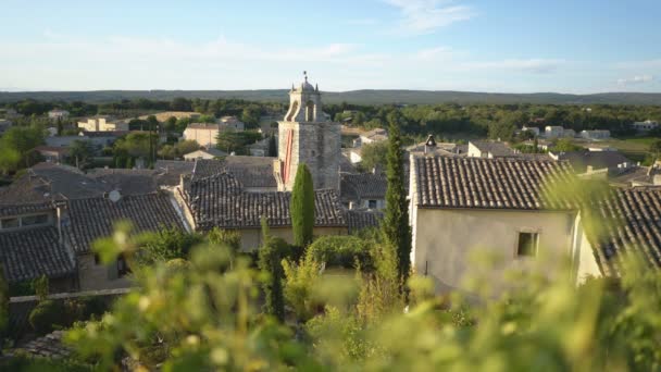 General View Grignan Drome France Europe — Stock Video