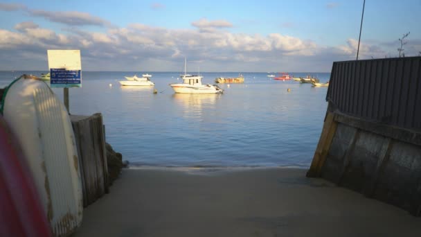 Arcachon Bay Dune Pilat Frankreich Europa — Stockvideo